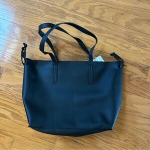 NWT women Elegant Black large Tote Bag